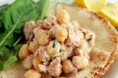 Receta de ensalada de atún y garbanzos